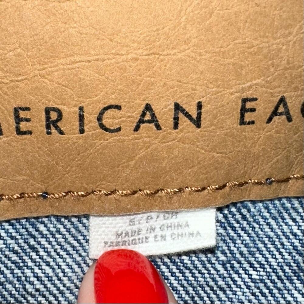 American Eagle Classic Denim Jacket Size Small - Picture 5 of 15
